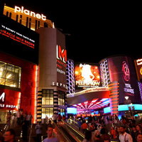 ミラクルマイルショップスの夜景（ラスベガス）の写真