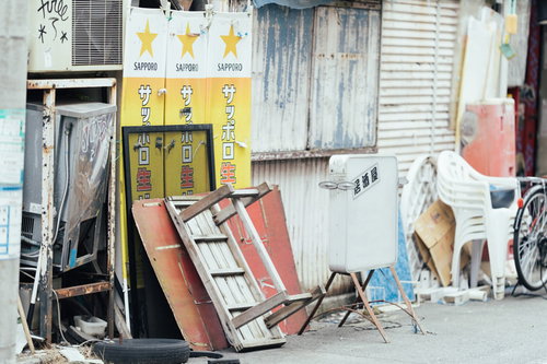 横浜・野毛の路地裏にある飲み屋街、野毛横丁の夜景