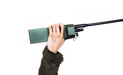 白抜きしやすいトランシーバーと手