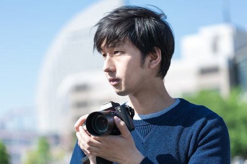 イケメンカメラ男子