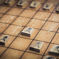 一歩前へ！将棋の開戦を告げる駒たち、対局の勝負を決める戦略的な一手の写真