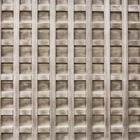 横方向に細長い板が重なる木製格子壁のテクスチャーの写真