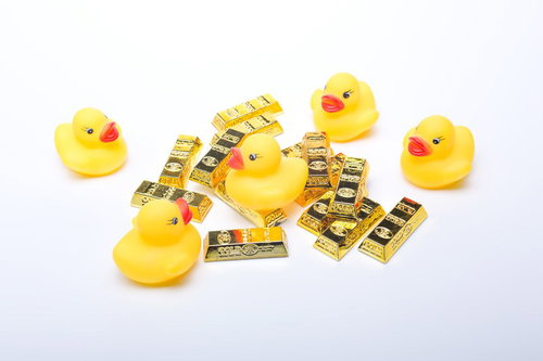 財宝だぜヒャッハーするあひるちゃん