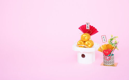 《年賀状用》お正月用の飾り