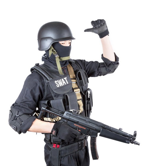 このエリアをカバー（Cover This Area）のハンドサイン