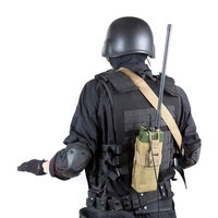 しゃがめ（Crouch or Go Prone）のハンドサインの写真