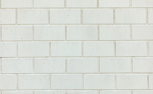 レンガ積み風の白いタイル壁のテクスチャー