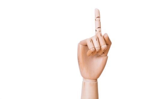 この指とまれ！デッサン用ハンド模型の人差し指