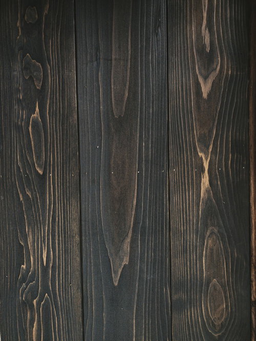 渋墨仕上げの黒塀のテクスチャー