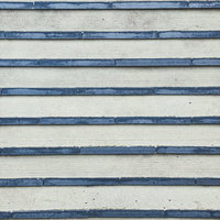 青いストライプが入った和っぽい壁のテクスチャーの写真