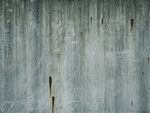 錆びたコンクリートの劣化テクスチャーと経年風化