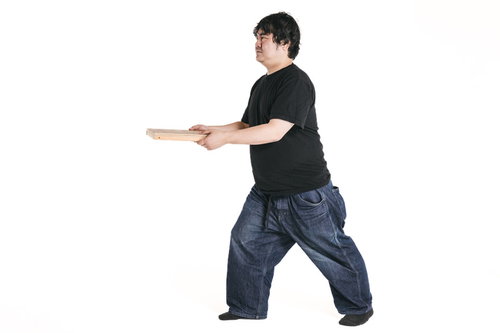 配膳トレーニング男子　2