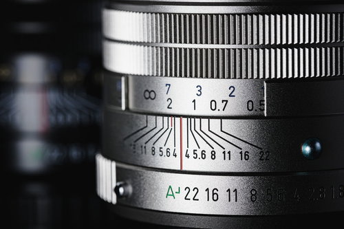 PENTAX FA31mm F1.8AL Limited レンズの目盛りと絞り値