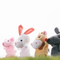 みんなでたのしくうんぱっぱのハッピー指人形の写真