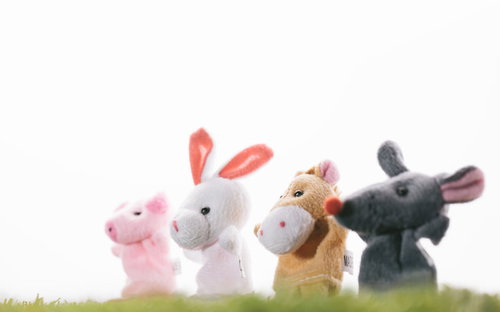 みんなでたのしくうんぱっぱのハッピー指人形