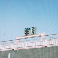 みちのく鹿島球場のBSOと観客席の景観、グランドの風景の写真