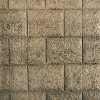 レンガに見せかけた茶色の外壁テクスチャの写真