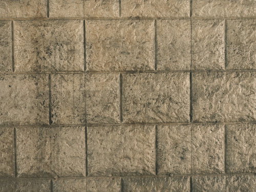 レンガに見せかけた茶色の外壁テクスチャ