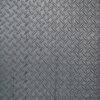 グレーの鋼板に施された滑り止め加工のテクスチャの写真