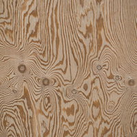 縦に流れる木目模様と節が入った木の板のテクスチャの写真