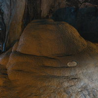 備中鐘乳穴の鍾乳石・河内富士｜岡山県真庭市の観光洞窟の写真