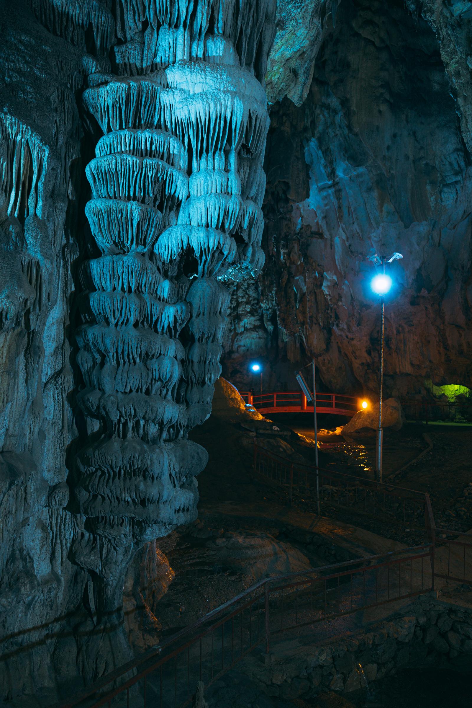 22階層の鍾乳石