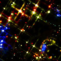 キラキラ輝くイルミネーションの写真