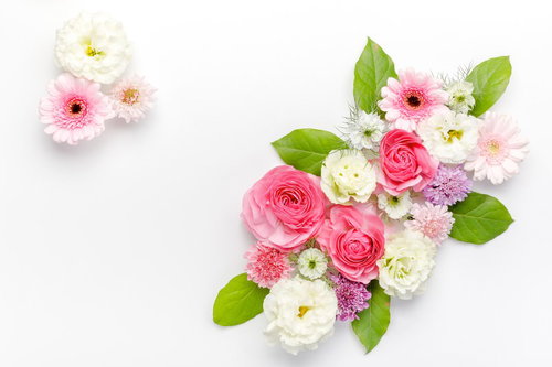 ふんわり春色のフラワーアレンジメント～母の日ギフト～