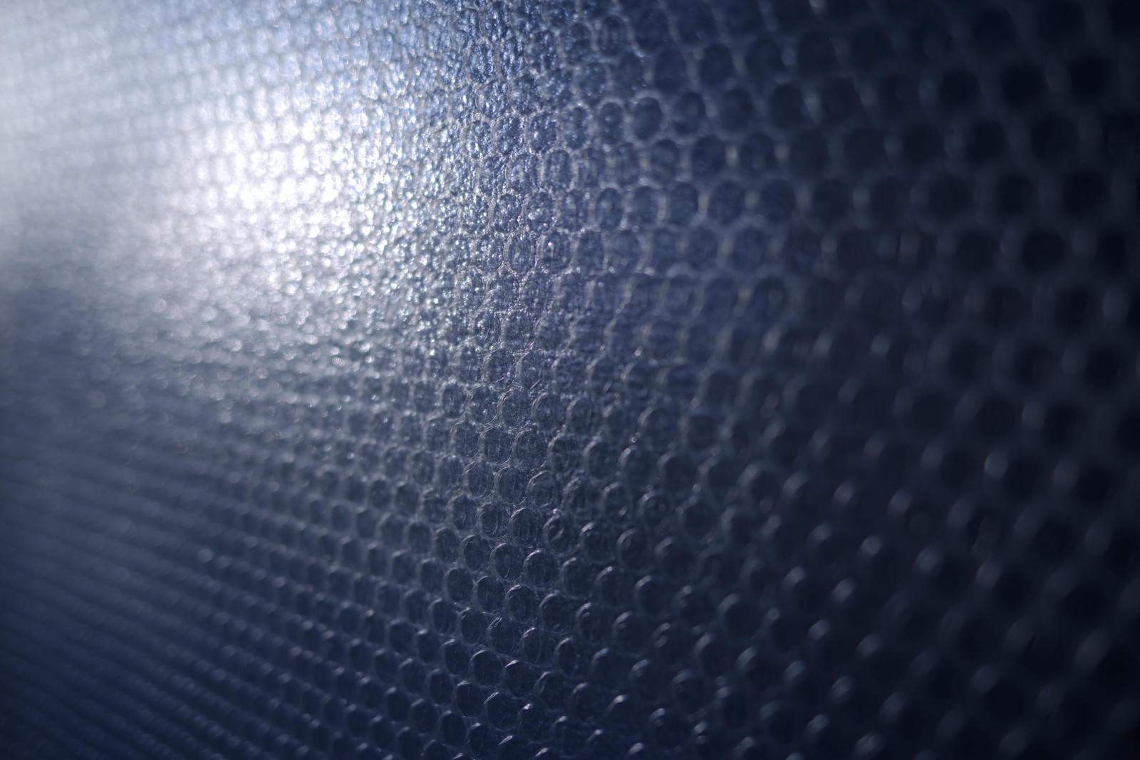 Bubble wrap texture covering entire wall