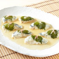 ホキの大葉蒸し～白身魚を使った和風蒸し料理の写真