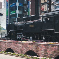 新橋駅前SL広場の蒸気機関車（C11 292）の写真