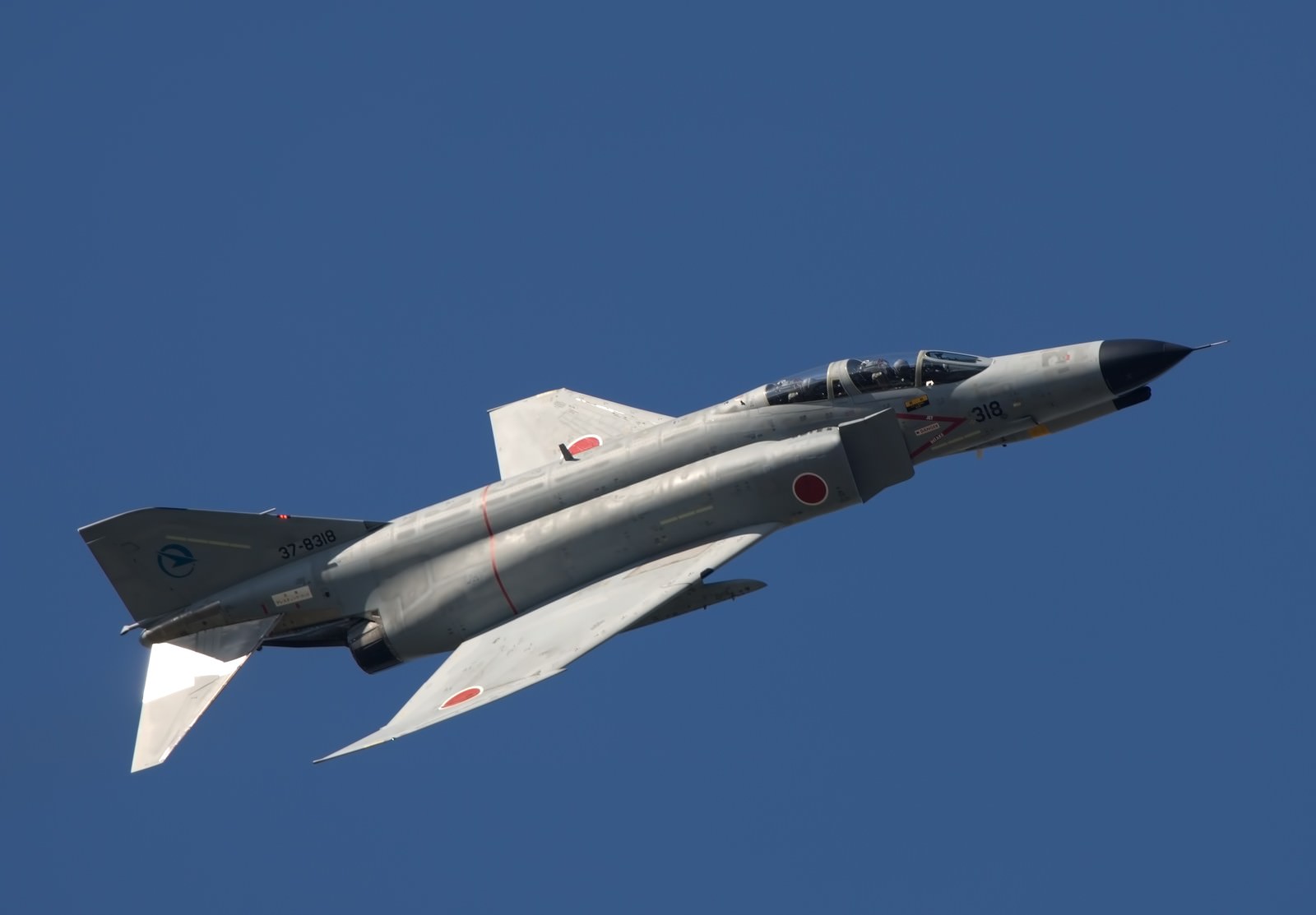 展示されたF-4戦闘機