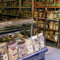 イタリア・ローマのパスタ専門店のショーウィンドウの写真