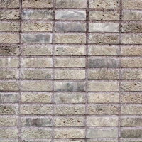 グレーベージュ系タイルのウォールテクスチャの写真