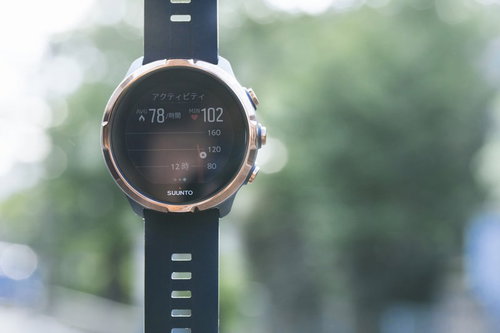 SUUNTOのスマートウォッチで心拍数を測定