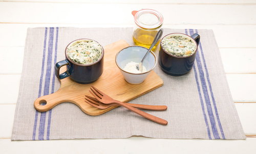 おいしかぁ～便のほうれん草を使った緑色の蒸しパン