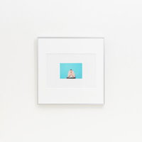 恋人の思い出を白い額縁に飾ってみたの写真