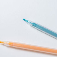 オレンジとブルーの多色ペン2本セットの写真