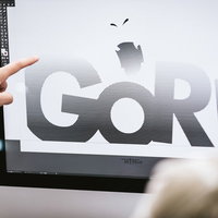 メッシュを使ってグラデーションを表現する入稿デザインの写真
