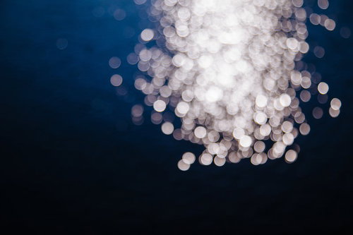 夜の光のボケ・希望と不安