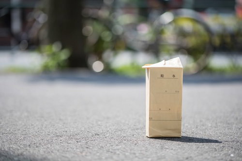 見て！！たった・・・給料が立った！