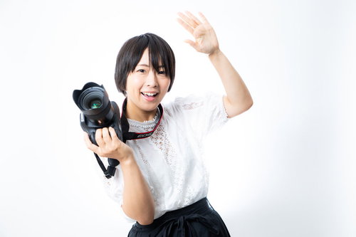 こっちに視線いただけますか？（カメコ女子）