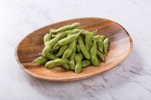 夏の定番おつまみ・ボイル前の枝豆