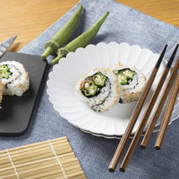 おいしかぁ～便のオクラを使った一口サイズの裏巻き寿司の写真