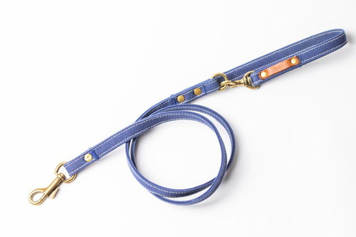 伸びたりしない紫色の犬用リード
