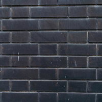 黒いレンガの壁の写真