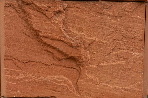 赤茶色の外壁テクスチャー