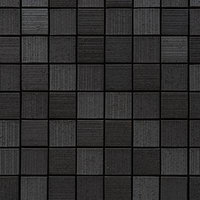 黒いタイル壁のテクスチャーの写真