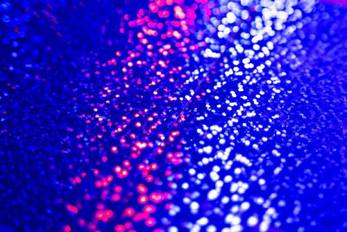 青とピンクのホログラム光沢テクスチャ