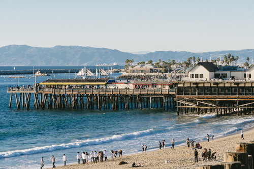 レドンドビーチのキングハーバーと砂浜、海岸風景